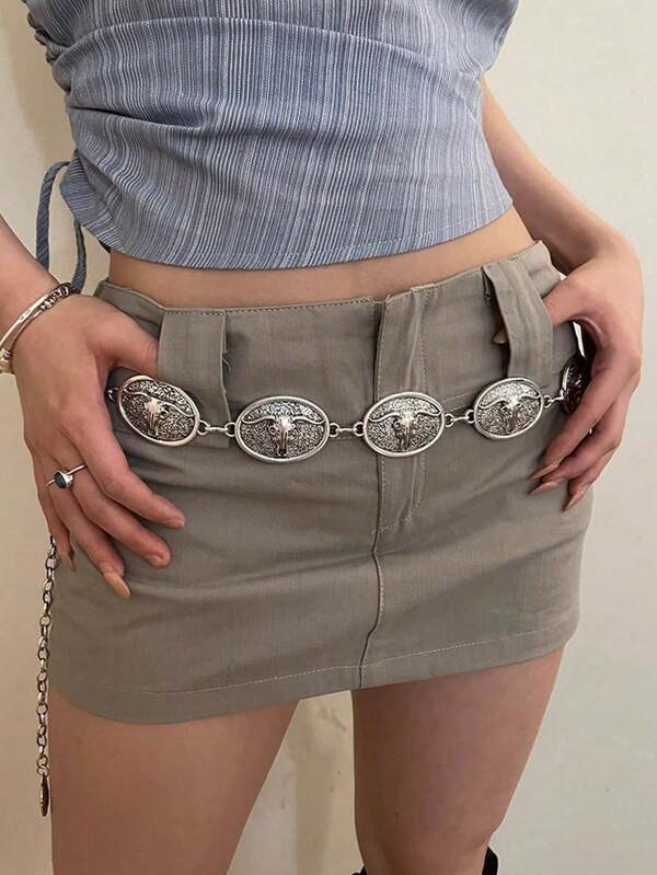 1/2 peças cintos de cintura boêmios retrô plus size para mulheres