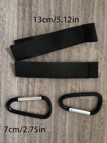 1pc Multifunctional Bicycle Hooks, Motorcycle Hooks For Delivery, Storage Of Luggage, Raincoats, Helmets - Black - View 4