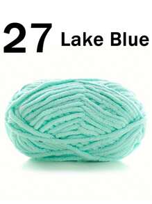 1/2 piezas de hilo de terciopelo suave, 50g/pieza, 60m/pieza, hilo grueso de punto a mano DIY, hilo Popsicle, hilo grueso de poliéster suave, adecuado para manualidades DIY, adecuado para tejer y ganchillo de bufandas, sombreros, zapatos, bolsos, cojines, muñecas, mantas, pantuflas, proyectos de ganchillo artesanal