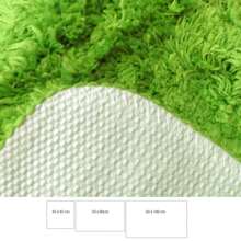 Cozy Green 3-Piece Bath Mat Set - Soft, Absorbent Bathroom Rugs For Comfort And Style