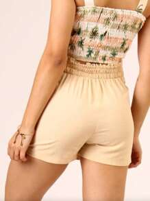 Skort Feminino Liso com Caimento Perfeito – Casual Chic  Tecido    Alto na frente e baixo atrás    Short Saia  Esportes e Fitness  Formal e Noturno  Diário  Despedida de solteira  Feriado  festa do chá    2026