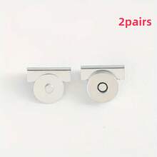 2/4/8/10 件帆布包钱包边缘磁性金属按扣，隐形磁扣，适用于单肩包、衣服、DIY 工艺配件