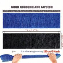 1 件非洲沐浴海绵非洲网长网沐浴海绵去角质淋浴身体磨砂膏背部磨砂膏适合日常使用