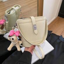 Women Evening Bags - 藍色帶掛件 - 查看 5