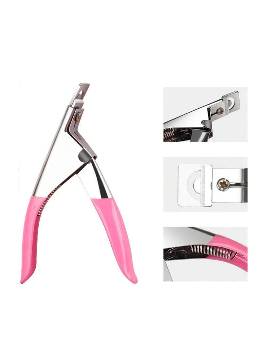 1 Pc Fake Nail Cutter Professional Nail Clippers Straight Edge Acrylic Nail Clipper Tips Manicure Cutter Guillotine Cut False Nails