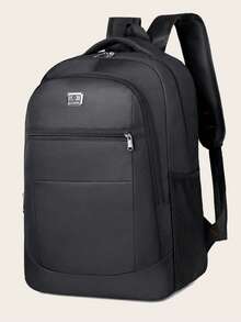 Nuovo zaino per laptop leggero, adatto per la scuola e i viaggi - Cinghie per le spalle regolabili, design multi-scomparti - Zaino casual in poliestere durevole per ragazzi e ragazze, chiusura con cerniera sicura, zaino per studenti, stile minimalista, struttura robusta