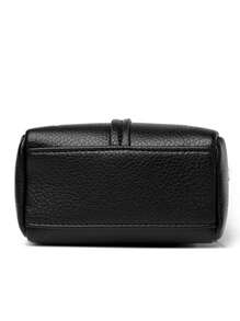 Bolso de mano de unicolor y suave para mujer, bolso de hombro cruzado de lujo de 2025 para mujer