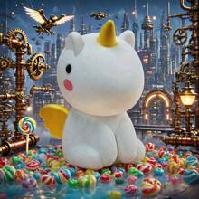 "Orbit Einhorn Silikon Nachtlicht" Aurora Farbverlauf schlafberuhigende Lampe - traumhaftes Geschenk für Prinzessinnen Zimmer, Prinzen Nachttisch Projektions Atmungs Licht, Weihnachtsdekoration, Party Geschenke, Geburtstags Dekorationen, Party Dekorationen, Halloween, Wohnzimmer Dekoration, Lampen für Schlafzimmer, Zimmer Beleuchtung