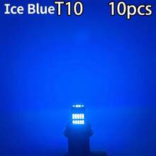 T5/T10 LED 灯泡散热快，拥有 360 度照明角度，提供多种颜色和高亮度。它们易于安装，使用寿命长。194 个 LED 车内灯泡可用于仪表盘指示灯、牌照灯、顶灯、前后侧示廓灯、后备箱灯、转向灯、示宽灯、手套箱灯、内尾灯等。