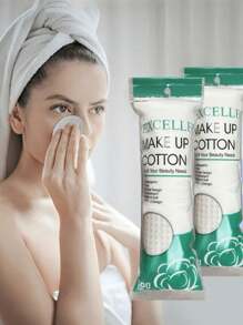 300/400 piezas de Almohadillas de algodón faciales desechables y redondas para eliminación de maquillaje, imprescindibles para volver al colegio, de doble uso con un grosor de tres capas de algodón, herramientas de limpieza facial para limpieza de la piel, eliminación de maquillaje, adecuado para todo tipo de pieles y para hombres y mujeres, apto para eliminación de maquillaje, maquillaje de ojos, rímel y esmalte de uñas, cuidado diario de la piel, ideal para uso en casa, viajes, dormitorio y vacaciones.
