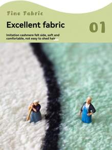 1 pieza Alfombra con diseño de lazo hecha de imitación de cachemira con un diseño de felpa suave y gruesa de 10mm. Es suave, cómoda, fácil de limpiar y lavable a máquina, lo que la hace perfecta para crear una atmósfera cómoda en su sala de estar. Alfombras decorativas para baños, felpudos de baño, dormitorios, cocinas, etc.