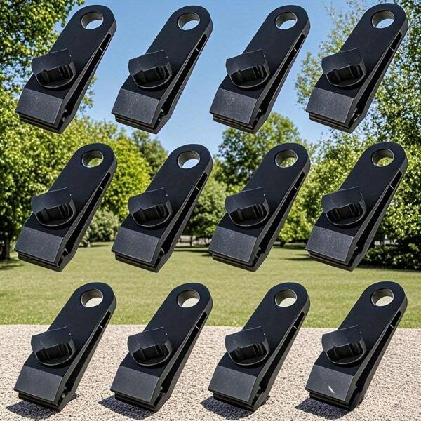 12 Stücke dauerhafte Zeltklammern (3,22*1 Inch) - wiederverwendbare Outdoor-Camping-Befestigungshaken, geeignet für Pavillons und Planen: Hochfeste, leichte Konstruktion, geeignet für raue Umgebungen