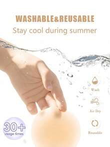 2/4pcs Silicone Invisible Nipple Cover Pasties, Thin & Breathable, Designed For Wedding Dresses, Strapless Gowns, Invisible Lingerie, Dresses, Jumpsuits, Vacation - Multicolor - View 3