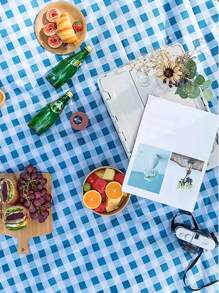 بطانية شاطئ سميكة فائقة الحجم 200 * 200 سم، حصير نزهة خارجي. مقاوم للماء، قابل للطي. بطانية شاطئ كبيرة مقاومة للرمال، حصير نزهة بنمط مربعات، جميل، قابل للغسل، محمول. حصير محمول مقاوم للماء والرمال، مناسب للتخييم والشاطئ والحديقة والأنشطة الخارجية والتنزه والسفر والمروج وحفلات الموسيقى في الحدائق والحصير العشبي.