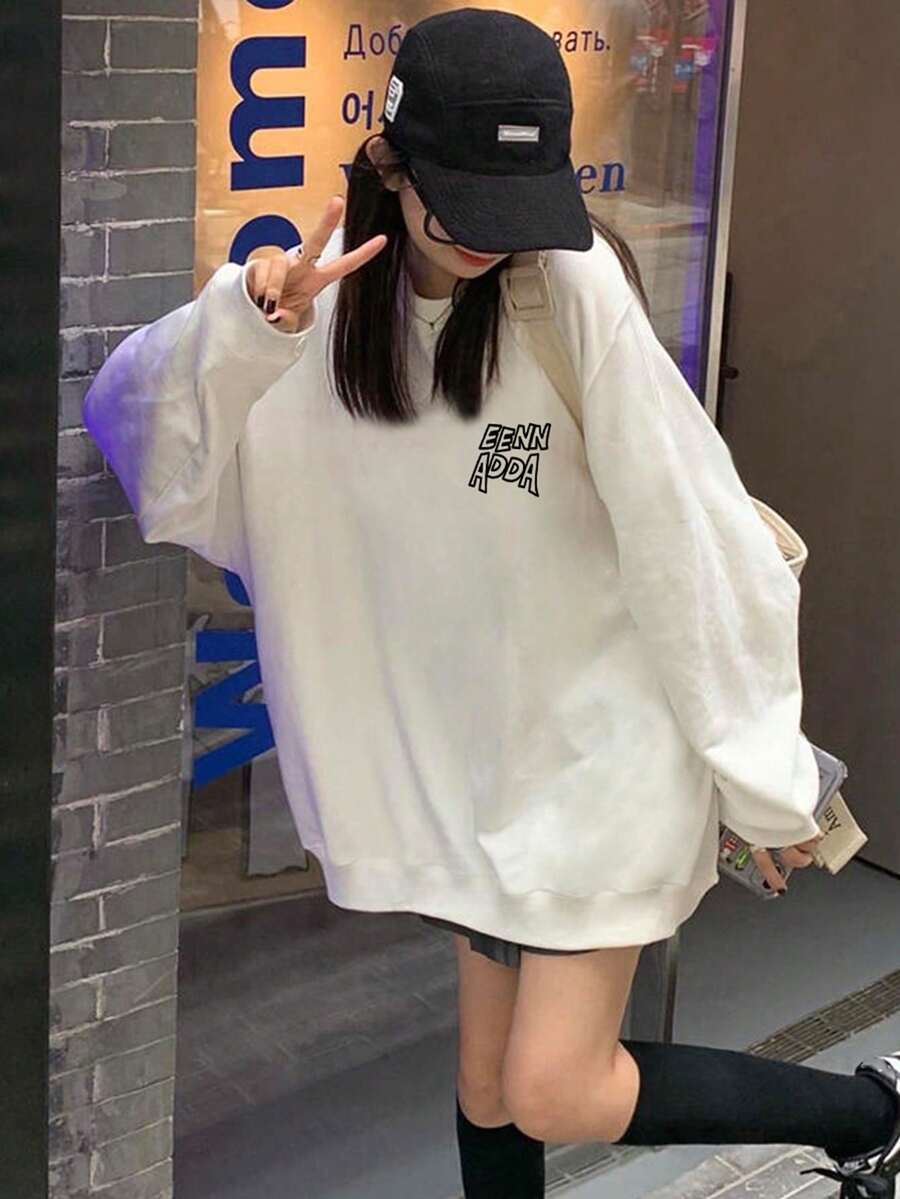 Women Sweatshirts - White - View 1