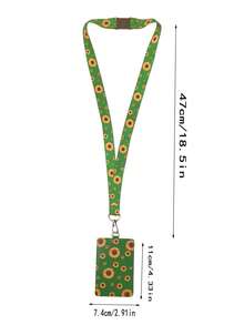 Autism Awareness Card With Hidden Disabilities Sunflower Lanyard, Hidden Disability Card - Multicolor - View 3