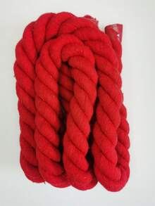 拔河绳（非专业）2cm粗*600cm/150cm长，手工猫抓柱，花园绑扎装饰绳，花艺配件，扭结 - 杏色 - 查看 26