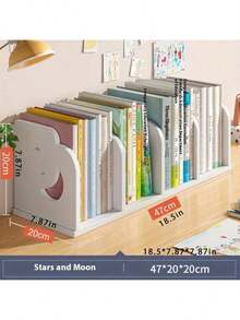 1 pieza Estantería de almacenamiento de escritorio, organizador de documentos de oficina, libros de dormitorio pequeño y sencillo, organizador de libros de texto de escritorio, estantería de almacenamiento de documentos, regalo de regreso a clases