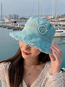 女士大檐帽日式防晒百搭渔夫帽夏季时尚防晒帽