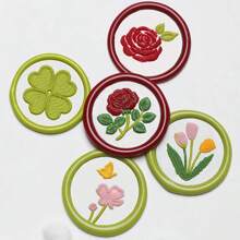 1 Pc, Knitted Series Wax Sealing Stamp Head, Suitable For Envelope Letter Paper/Wedding Invitation Letter/DIY Craft Stamp Decoration/Gift Decoration/Various Holiday Gifts,For School Supplies,Back To School