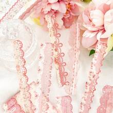 60 件/套空心矩形蕾丝贴纸，复古风格，白色牛皮纸，剪贴簿 DIY 边框装饰，适用于学校用品，返校 - 6款組合(60張) - 查看 3