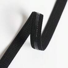 5 yardas/1cm de ancho Cinta elástica de silicona de alta resistencia, banda elástica antideslizante para correa de hombro, puño de manga, traje de baño, mangas, pelucas, corpiño de vestido y talla grande, multicolor - Multicolor - Ver 8