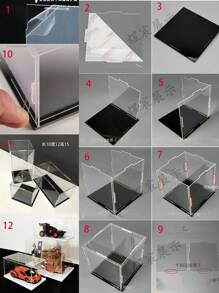 Armadietto/Box in acrilico spesso e antipolvere (molteplici opzioni di dimensione + strumenti di assemblaggio inclusi), adatto per l'azione, blocchi da costruzione, collezionabili, per vacanze, borse da donna e shie. Si prega di misurare la dimensione 'articolo prima 'ordine (dimensioni interne). Spesso, acrilico ad alta Definition (0,1 pollici di spessore)