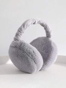 1 cái bịt tai Unisex màu trơn - Bịt tai bằng vải nhung mềm mại, bịt tai có thể gấp lại, bịt tai chống lạnh thoải mái cho mùa đông ngoài trời - B - Xem 7