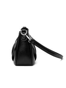 2025新款时尚百搭中年女士包优雅大容量单肩斜挎包钱包妈妈包手提包 - 黑色 - 查看 6