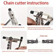 1 Stück Fahrradketten-Trennwerkzeug und -Entferner, praktisches und tragbares Werkzeug geeignet für das Entfernen von Mountainbike- und Rennrad-Ketten