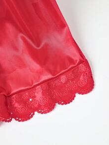 2-Pack Of Satin Nightgowns With Guipure Lace Trim, For A Relaxing Getaway - Nhiều màu - Xem 7