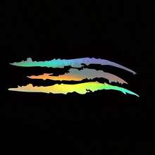 1pc汽车黑白鬼爪灯眉贴纸搞笑车贴防水贴纸划痕贴创意汽车用品 - 鬼爪 - 查看 10