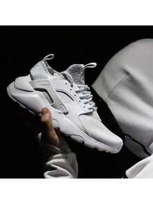 Nike Zapatillas deportivas Air Huarache, Zapatillas de running casuales Wallace - Blanco - Ver 5