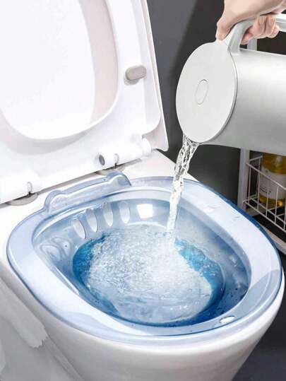 1 pieza Bidé terapéutico para cuidado pélvico, para uso unisex, maternidad, personas de la tercera edad, hospitales y hogares de ancianos, sin uso de manos