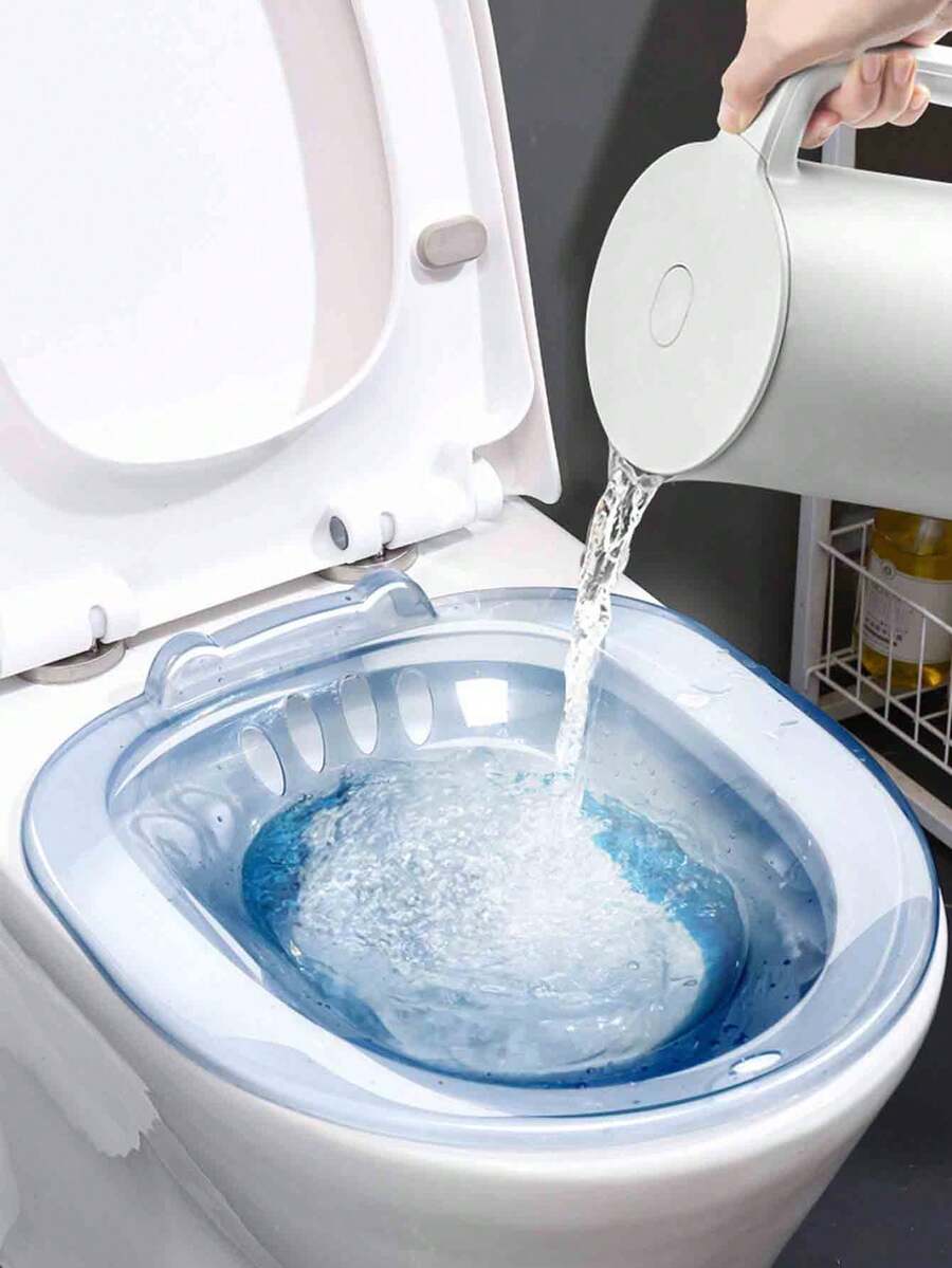 1 pieza Bidé terapéutico para cuidado pélvico, para uso unisex, maternidad, personas de la tercera edad, hospitales y hogares de ancianos, sin uso de manos