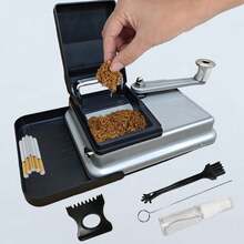 8.0mm Cigarette Rolling Machine With Grooved Board, Manual Cigarette Roller, Portable Home Cigarette Maker, DIY Cigarette Rolling Kit, Christmas Decorations, Christmas Gift