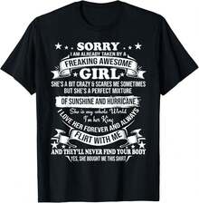 Sorry For Being So Sexy And Funny Idk What's Wrong With Me Casual Dressy T Shirts Workout Clothes 100% Cotton, Breathable And Comfortable - awesome Girl - 查看 1