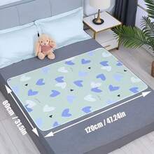 1片可重复使用防水哺乳垫，吸水性强，适用于女性私密护理、老年人、成人和宠物，有效保护沙发、床和家具。 - 彩色 - 查看 6