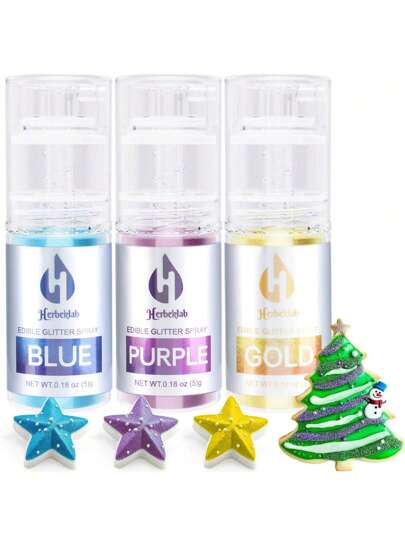 9 ألوان من الغبار القابل للأكل ذو اللمعان، بريق قابل للأكل للكوكتيلات، مسحوق بريق لامع للمشروبات والخبز والمشروبات والكعك والفراولة والبسكويت والفوندان، نباتي (5 جرام/زجاجة) ديكورات عيد الميلاد ، بيجامات عيد الميلاد ، هدايا عيد الميلاد ، ديكور عيد الميلاد