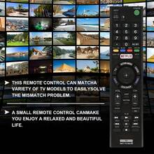 RMT-TX100U 遥控器适用于 Bravia RMT-TX100U 电视遥控器（如适用）XBR75X850C XBR-55X855C KDL-50W800C KDL-50W800380 KDL-50W800BUN1 带按钮