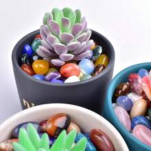 Black Friday1Polished Multicolor Healing Crystal Stone Set, 72 Pcs, 0.5" Handpicked Tumbled Stones For Healing, Reiki, Meditation, Crafting, Home Decor, Ethically Sourced, Multicolor - Amazonite - Xem 7