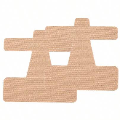 10 Stücke ODIKER elastisches Zehenpflege-Tape, vorgeschnittenes Sport-Kinesiologie-Tape, geruchsneutral, Sportbandage zum Zehenschutz und Komfort, vorgespaltene elastische Zehenschutz-Anti-Reibungs-Innen-Effekt-Pflaster für Hallux Valgus Fixierung und Unterstützung, Sportbandage-Tape