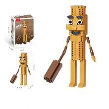 Tungtungtung Sahur, Bombardiro Crocodile, Tralalero Tralala, Lilililalila, Brr Brr Patapim, Shimpanzinni Bananini, Bombombini Guzini, Italian Brain Rot, Italian Brain Rot, Abstract Building Blocks, Building Block Figurines, Animal Building Blocks, Birthday Gifts, Collectible Figurines - Multicolor - View 4