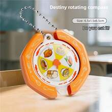 1pc Stress Relief Spinner Wheel Toy For Teenagers, Creative Decision Making Rotation Gadget Decorative Pendant Gift Toy, Suitable For Various Festivals, Ideal For People With Indecision - Multicolor - View 12