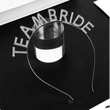 1/12PCS TeamBride Headband, Rhinestone Bride Headband, Bachelorette Party Decoration Rhinestone Bridesmaid Headbands For Bridal Shower, Bachelorette Party, Wedding