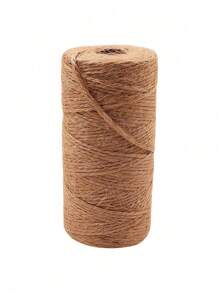 1 Roll 100m Yellow Hemp Rope, Hemp Rope For Retro Packaging, Labels, Photos, Gifts, Tags, Garden, Gift Wrapping Use, DIY Jewelry Decoration Retro Braided Rope, Hang Tags, Binding Rope, Wedding Decor, Festivals