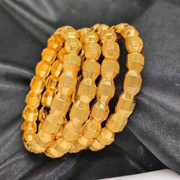 1 pieza Brazalete abierto al estilo de Oriente Medio, joyería de moda para mujeres, accesorio de lujo para novias