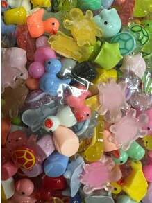 5/20/40PCS Mixed Styles Mini Resin Animals Mushroom Figurines Miniature Mixed Styles For DIY Bonsai Craft Ornament Fairy Garden Micro Landscape Accessory Home Decor