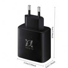 45W USB-C Fast Charger Adapter Compatible With Samsung Galaxy S24, S23 Ultra, S22, S21, S20, A33, A53, A54, A14, A13, Z Flip/Fold4, Type-C Wall Charger Plug - EU C Type Plug(220-240V) - View 6