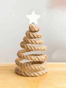 Cirelle 1 件创意北欧风格木制圣诞树装饰，迷你圣诞树家居装饰，木制树设计，适合日常使用，家居装饰，圣诞装饰，办公桌装饰，房间装饰，卧室装饰，家居圣诞装饰，秋季装饰，房间装饰用品，客厅装饰，派对用品 - 彩色 - 查看 15